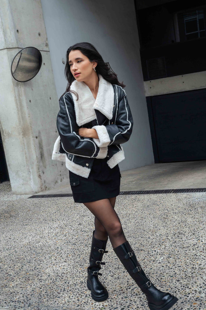 Casaca Cuero Agmes CASACAS NOW 