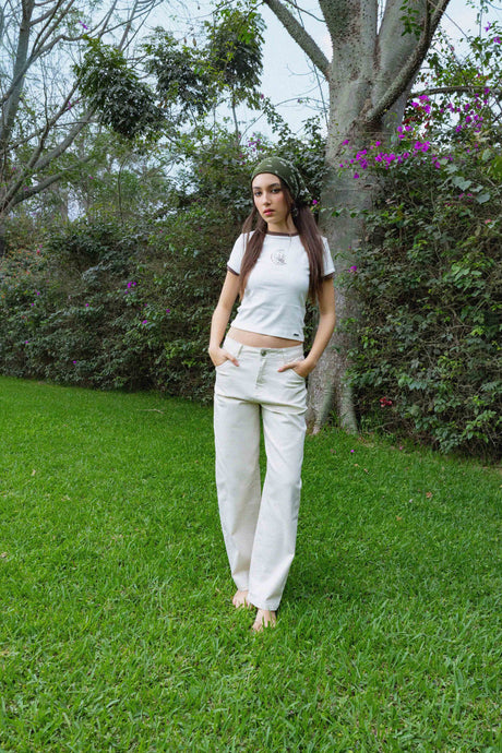 Pantalon Baggy Fit Rivarone PANTALONES NOW Perla 24 
