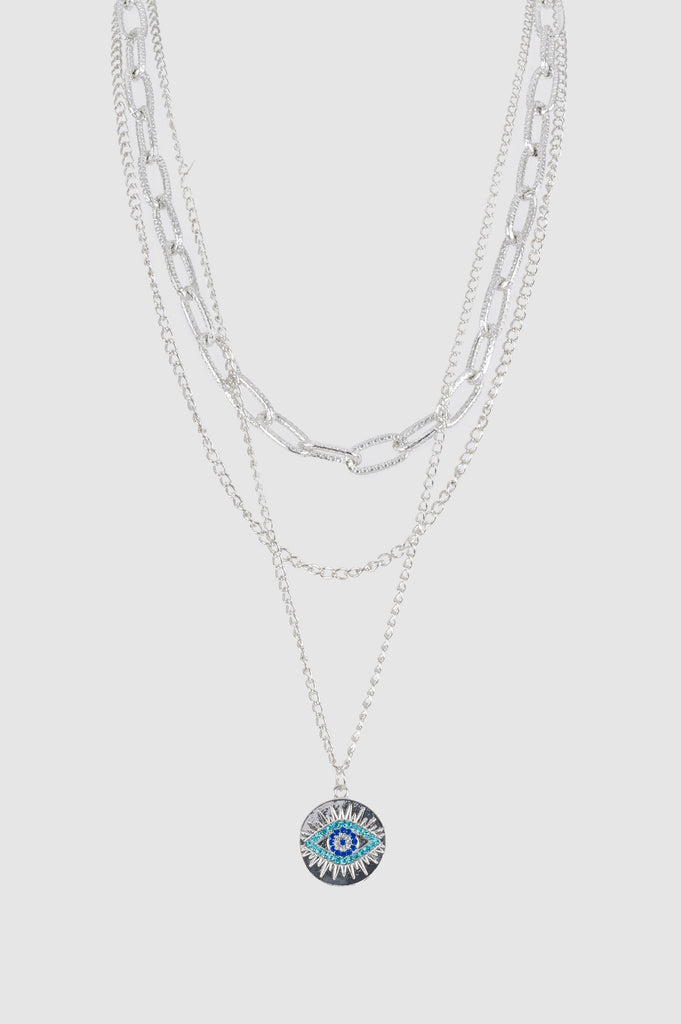 Collar Naomi Jgo X3 COLLARES NOW Plateado 
