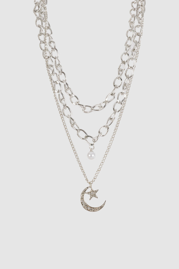 Collar Astral Jgo X3 COLLARES NOW Plateado 