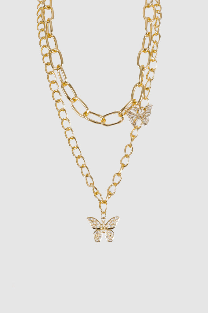 Collar Beuty Jgo X2 COLLARES NOW Dorado 