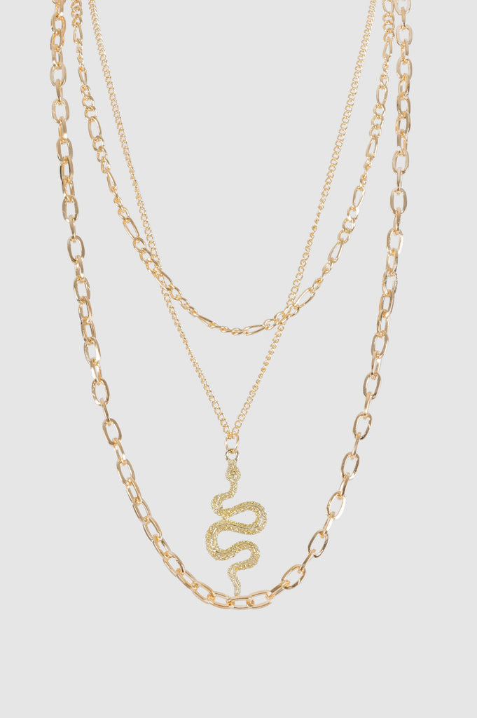 Collar Snake Jgo X3 COLLARES NOW Dorado 