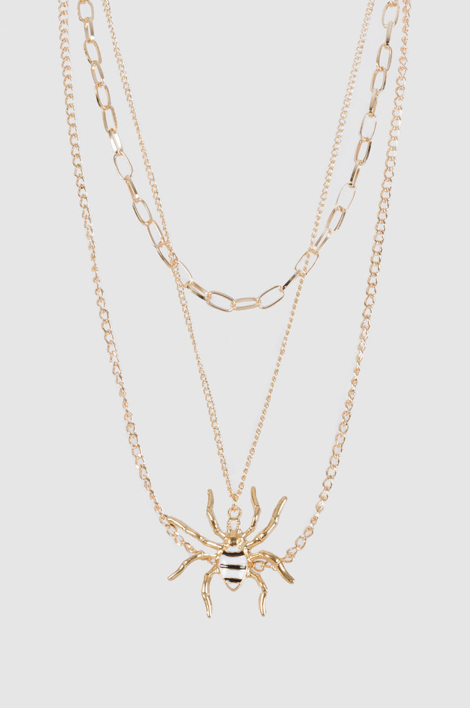 Collar Spider Jgo X3 COLLARES NOW Dorado 