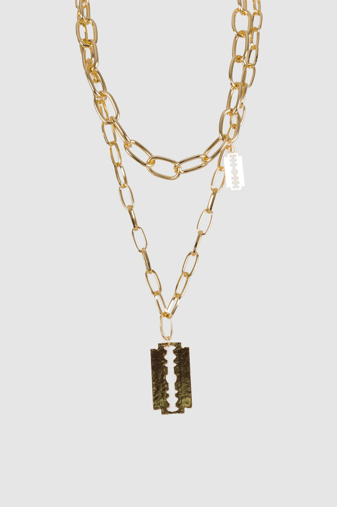 Collar Gillete Jgo X2 COLLARES NOW Dorado 