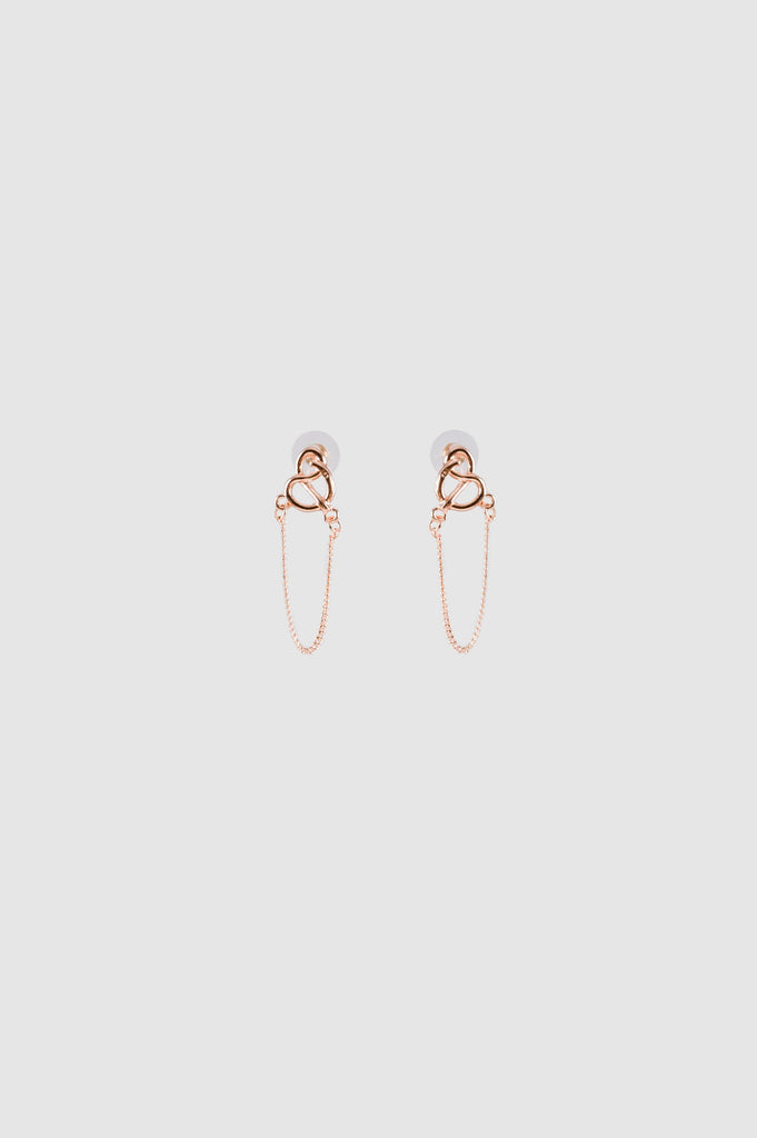 Arete Nudo ARETES NOW Dorado Rosa 