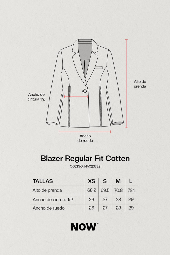 Blazer Regular Fit Cotten BLAZERS NOW 
