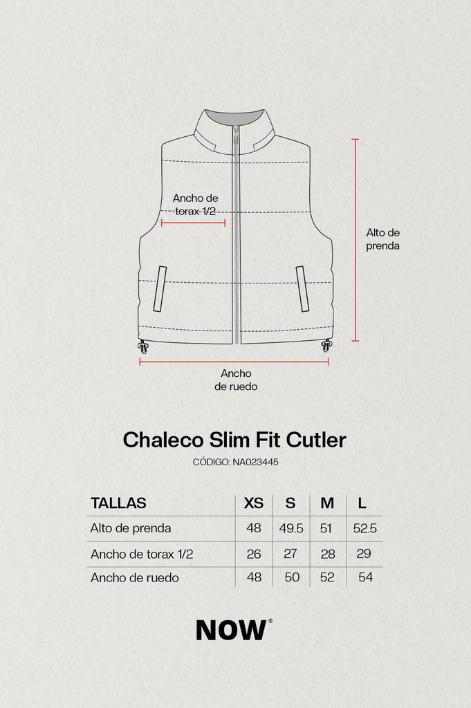Chaleco Slim Fit Cutler CHALECOS NOW 