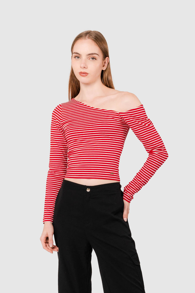 Crop Top M/Larga Brewester CROPTOPS NOW Rojo XS 