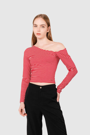 Crop Top M/Larga Brewester CROPTOPS NOW Rojo XS 
