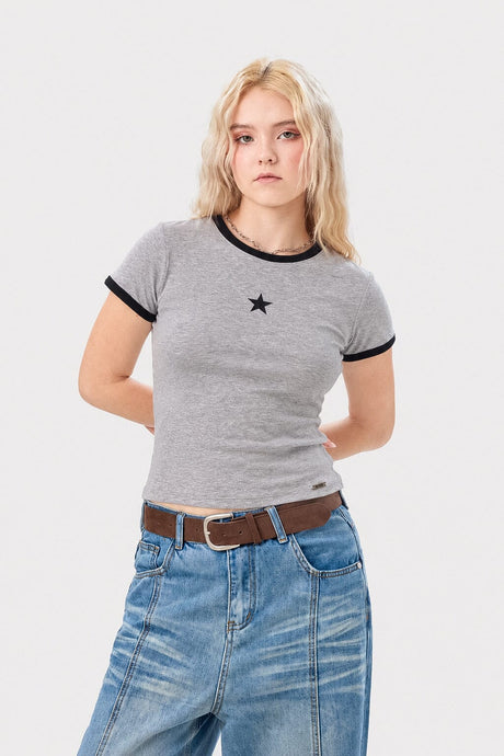 Polo Baby Tee Owin POLOS NOW Gris X Small 