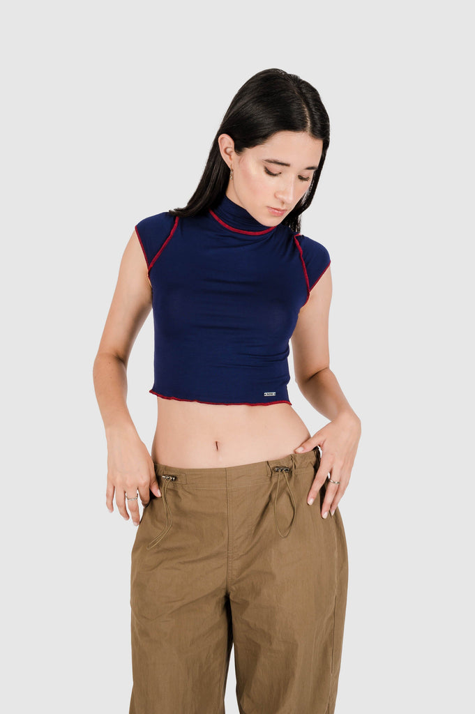 Croptop Billund POLOS NOW Azul XS 