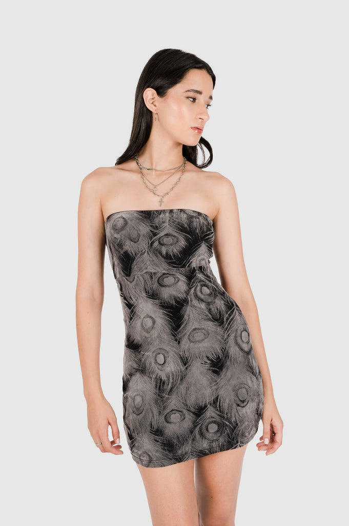 Vestido Fez VESTIDOS NOW Gris S 