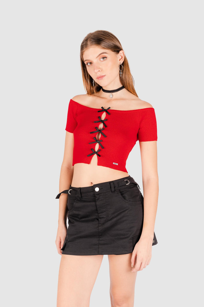 Croptop Aliceth CROPTOPS NOW Rojo XS 