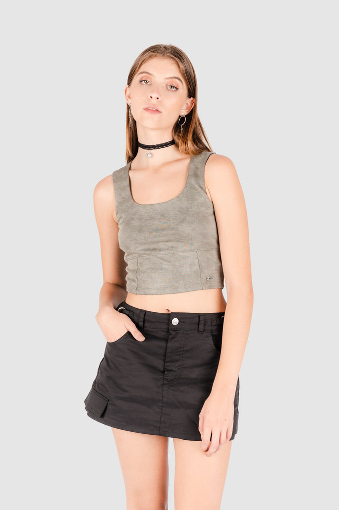 Crop Grint CROPTOPS NOW Verde XS 