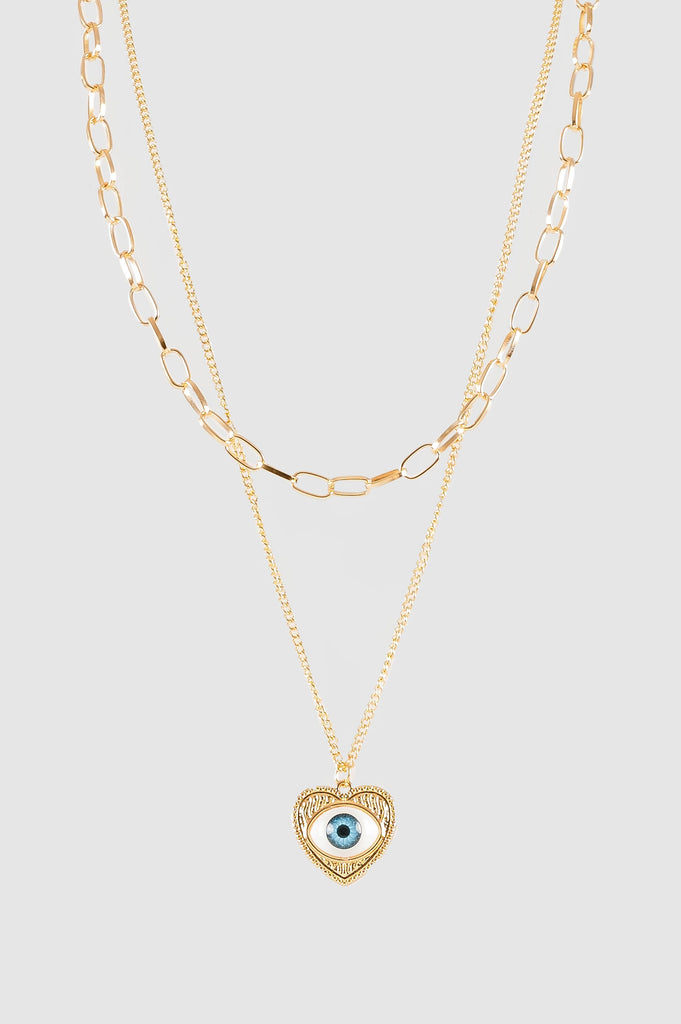 Collar Eye Chain COLLARES NOW Dorado 