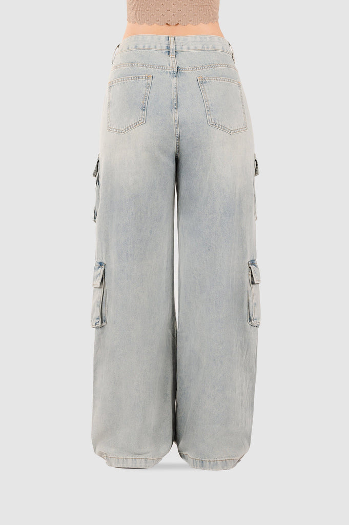 Pantalón Cargo Yzk Denim PANTALONES NOW 