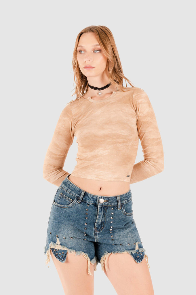 Croptop Shaizar CROPTOPS NOW Naranja S 