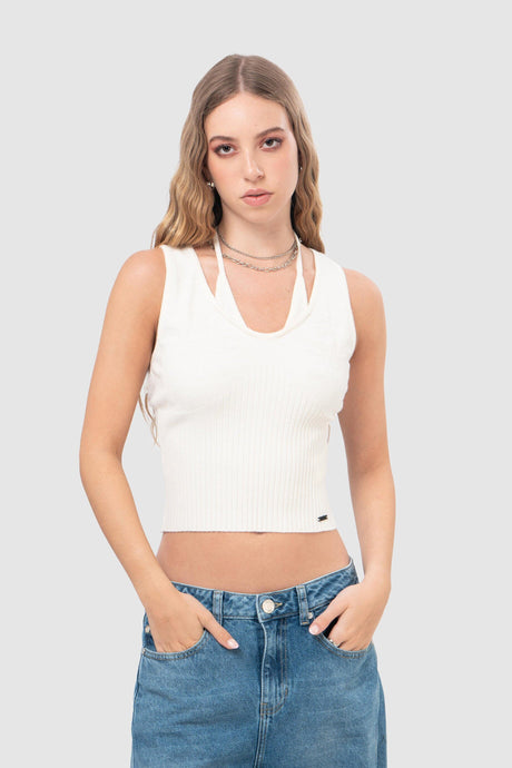 Top Slim Fit Paola CROPTOPS NOW Perla XS 