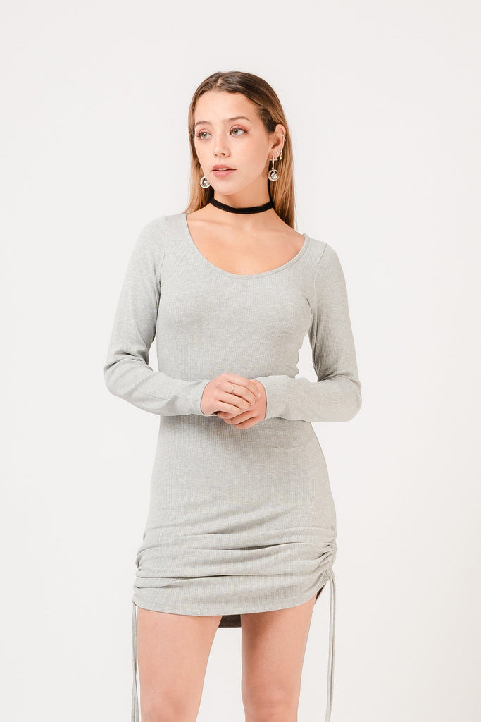 Mini Vestido Weimer VESTIDOS NOW Gris XS 