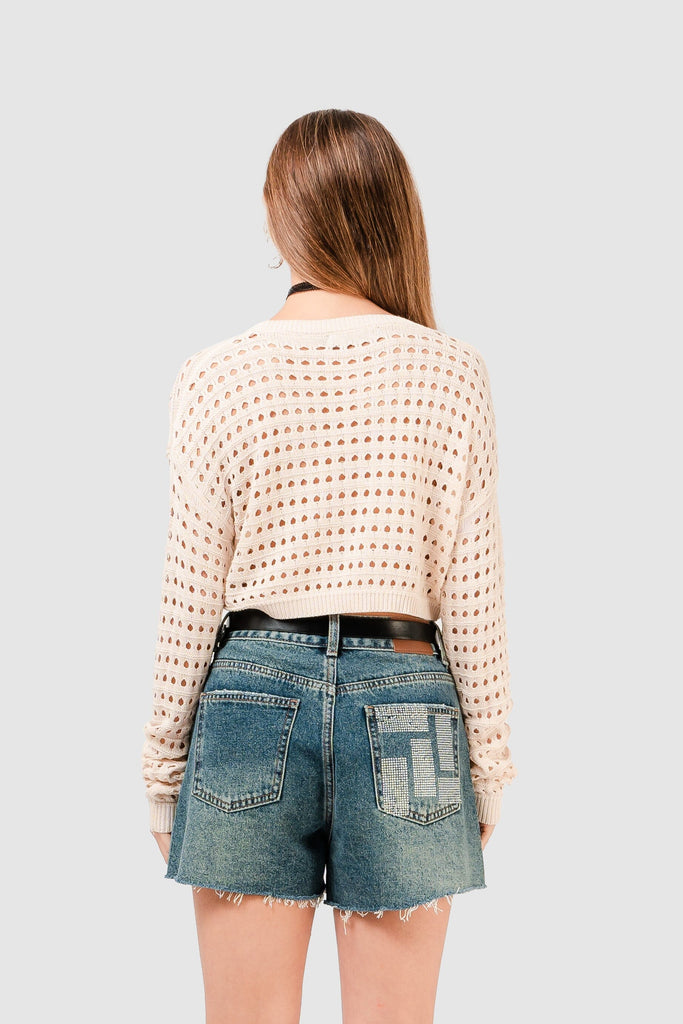 Chompa Crop Fit Calaf CHOMPAS NOW 