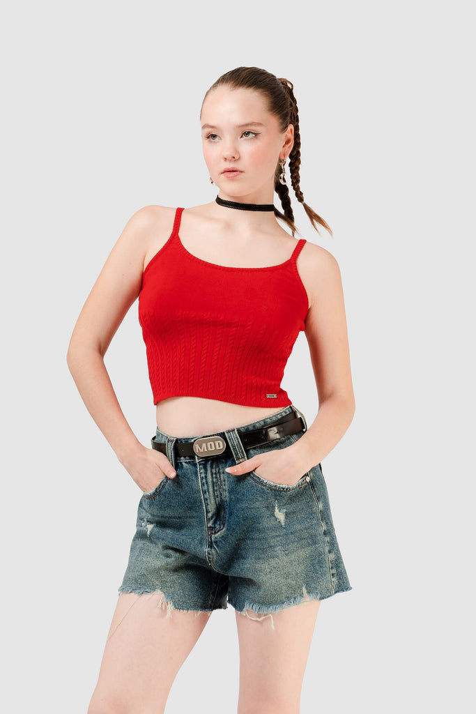 Top Slim Fit Anse CROPTOPS NOW 
