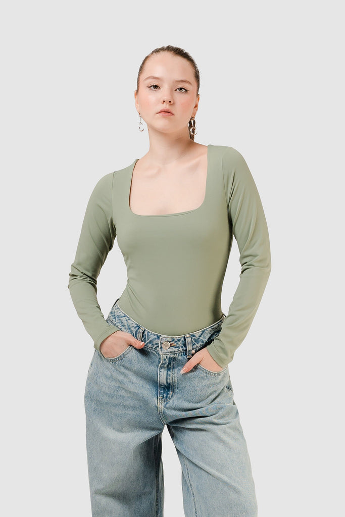 Body Slim Fit Baez BODYSUITS NOW Verde XS 