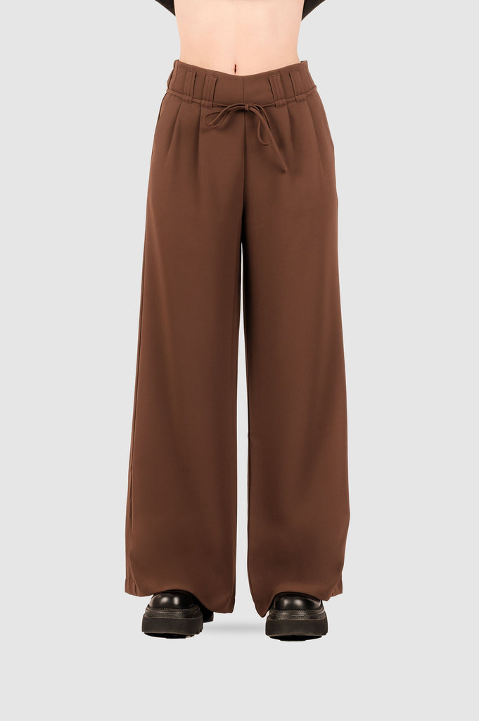Pantalón Wide Leg Leiber PANTALONES NOW Marrón S 
