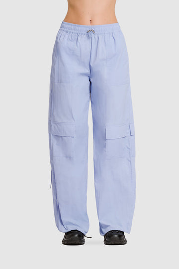 Pantalón Parachute Cargo - Celeste PANTALONES NOW 