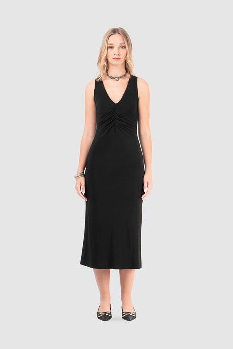 Maxi Vestido Hayes VESTIDOS NOW Negro XS 