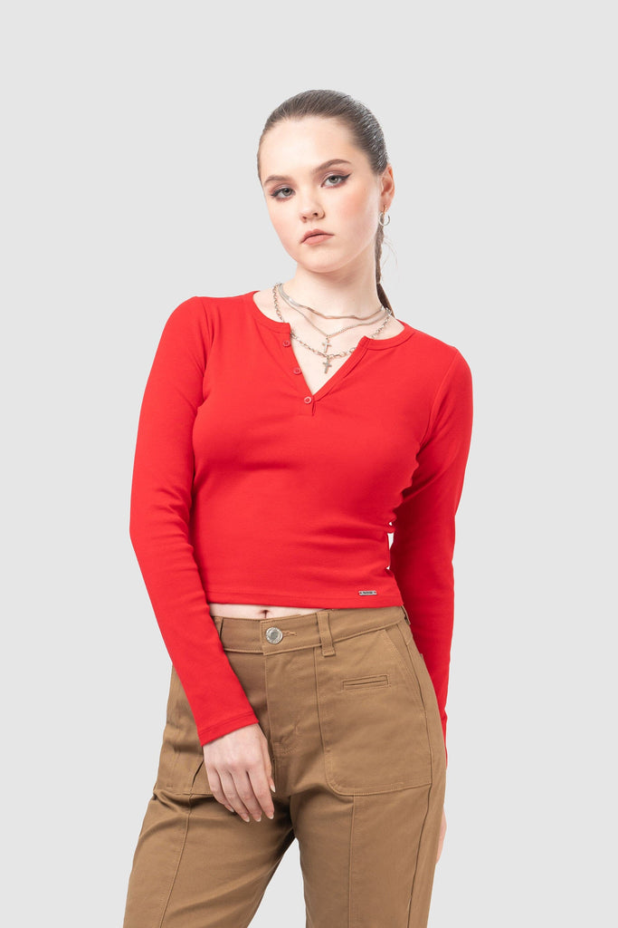 Polo Slim Fit Sykes POLOS NOW Rojo XS 