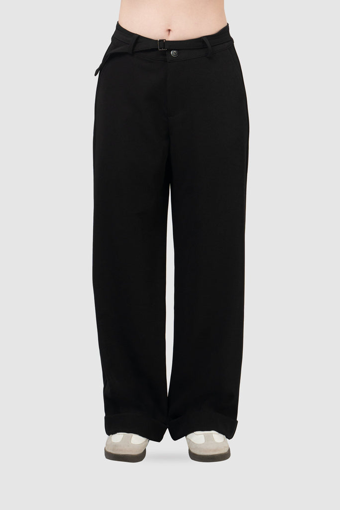 Pantalón Recto Fit Lessy PANTALONES NOW Negro XS 