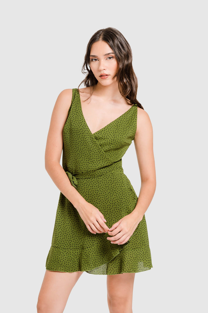 Vestido Clau - Verde Olivo VESTIDOS NOW 