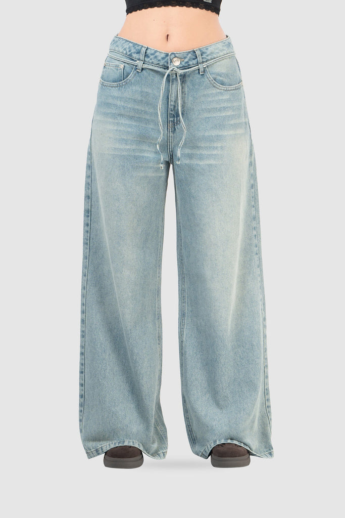 Pantalón Baggy Fit Malcom PANTALONES NOW Celeste 24 