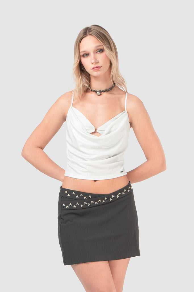 Blusa Slim Fit Carlson BLUSAS NOW Perla XS 