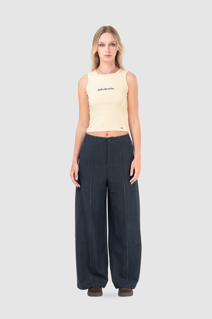 Pantalón Wide Leg Fit Soho PANTALONES NOW Azul S 