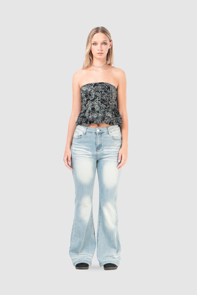 Pantalón Flare Fit Denim South PANTALONES NOW 