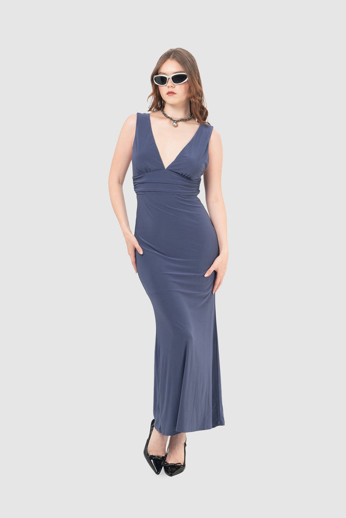 Maxi Vestido Lucien VESTIDOS NOW Morado XS 