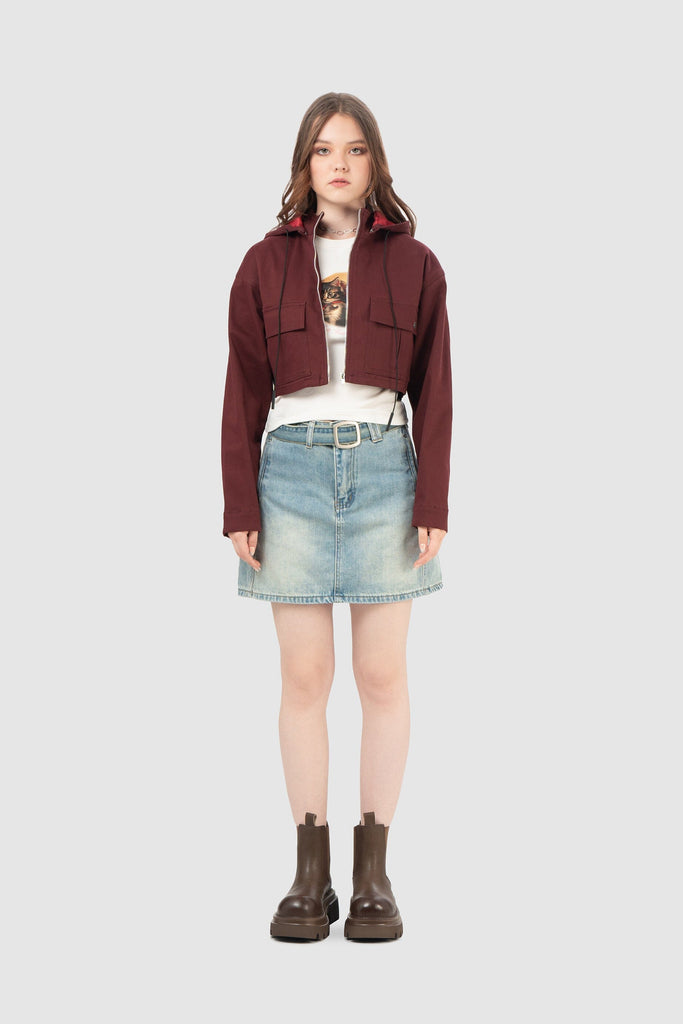 Casaca Crop Fit Claire ABRIGOS NOW 