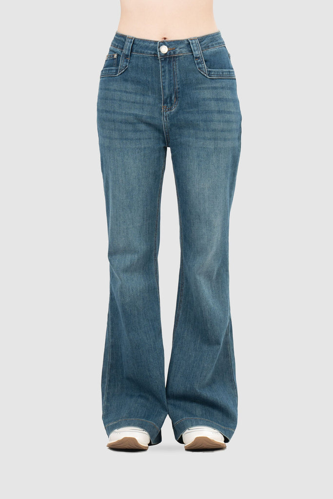 Pantalon Flare Fit Brooklyn 🇵🇪 Now Peru Azul S 