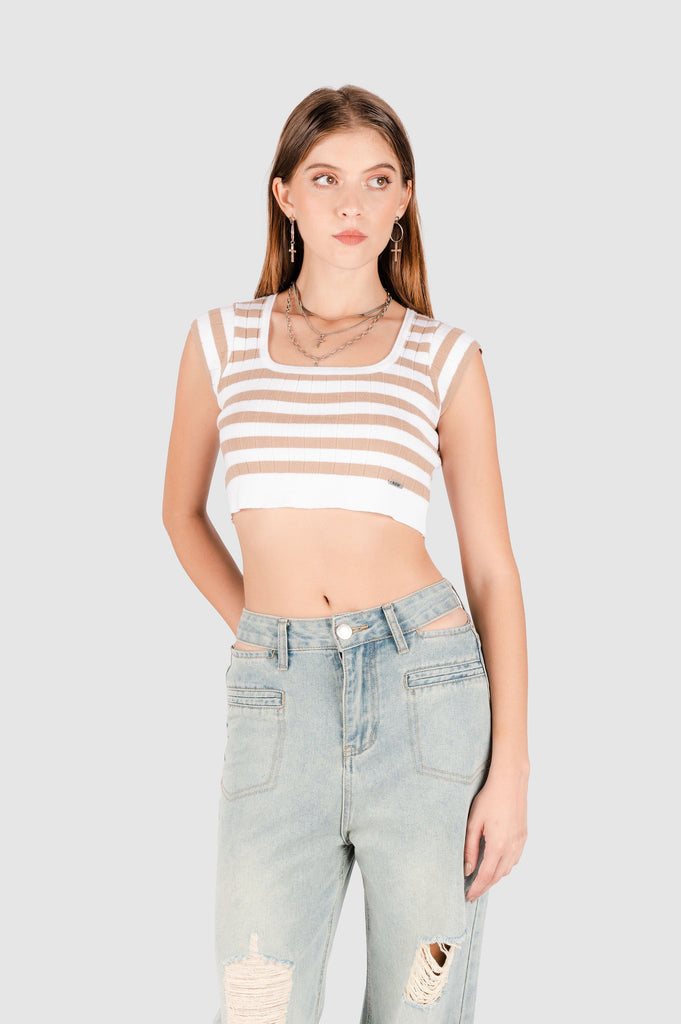 Croptop Siena CROPTOPS NOW Marrón XS 