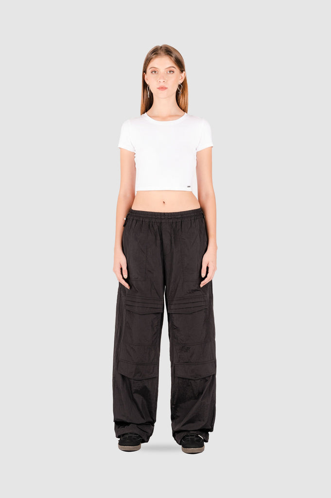 Pantalón Parachute Prisha PANTALONES NOW Negro S 