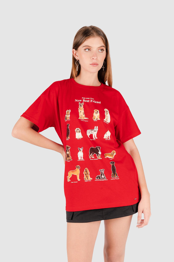 Polo Oversize Fit Crow POLOS NOW Rojo XS 
