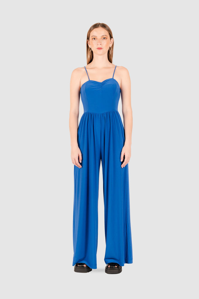 Enterizo Wide Leg Graham ENTERIZOS NOW Azul XS 