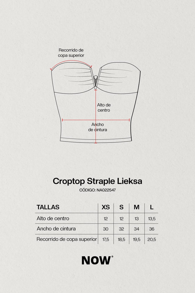 Croptop Straple Lieksa CROPTOPS NOW 