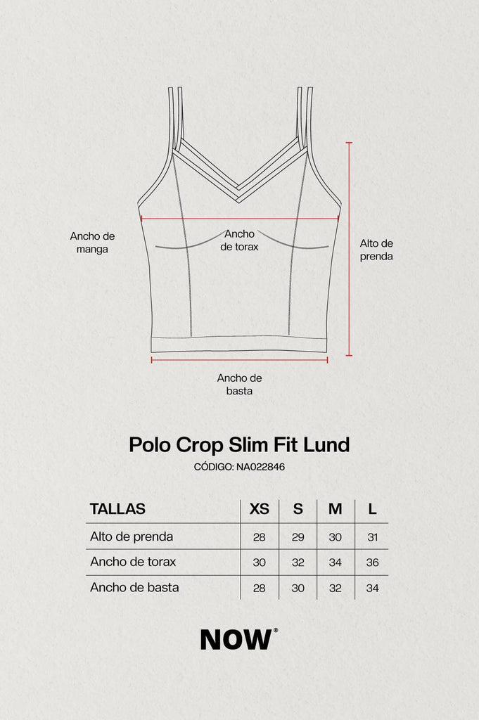 Polo Crop Slim Fit Lund CROPTOPS NOW 