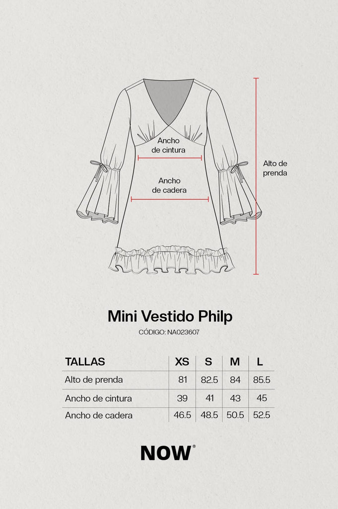 MiniI Vestido Philp VESTIDOS NOW 