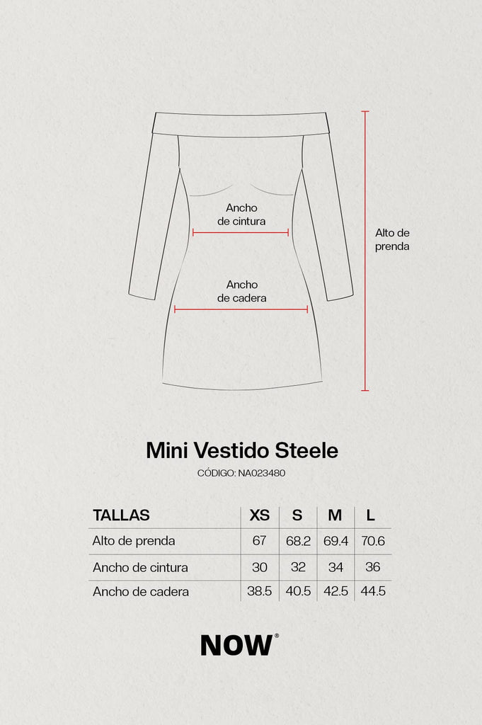 Mini Vestido Steele VESTIDOS NOW 