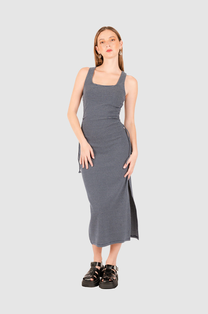 Maxi Vestido Ashmore VESTIDOS NOW Azul S 