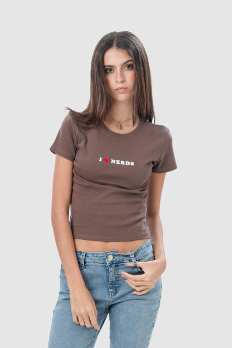 Polo Baby Tee Gavle POLOS NOW Marrón XS 