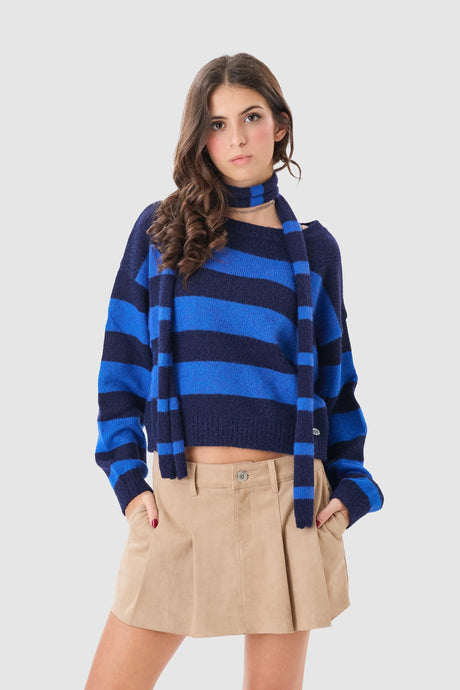 Chompa Regular Fit Lesso CHOMPAS NOW Azul XS 